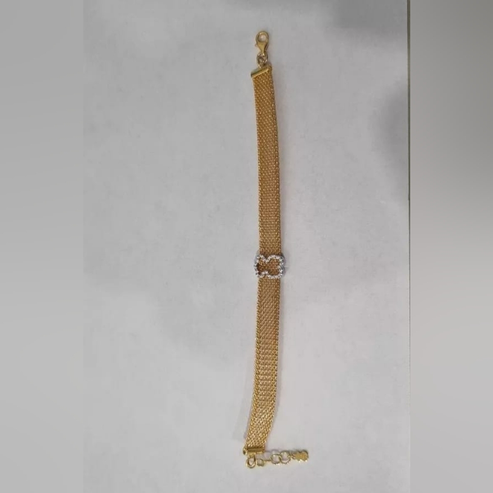 (SOLD)Tous White And Yellow Bear Mesh Bracelet - Picture 8 of 10